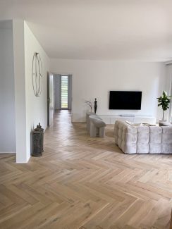 Fischgrät 90° Mikrosoft-Edelweiß 19