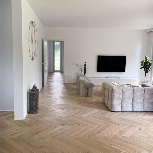 Fischgrät 90° Mikrosoft-Edelweiß 19