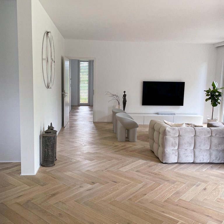 Fischgrät 90° Mikrosoft-Edelweiß 19