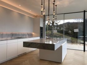 Fischgrätparkett Dom-soft Honig