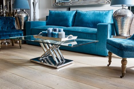 Schlossdielen Chalet-Elfenbein 2017 Bauarena Parkett