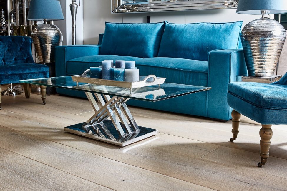 Schlossdielen Chalet-Elfenbein 2017 Bauarena Parkett