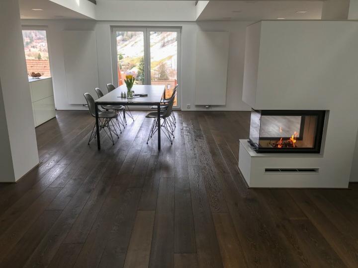 Massivholzdielen Eiche Dom-Havanna