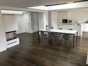 Massivholzdielen Eiche Dom-Havanna