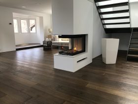 Massivholzdielen Eiche Dom-Havanna