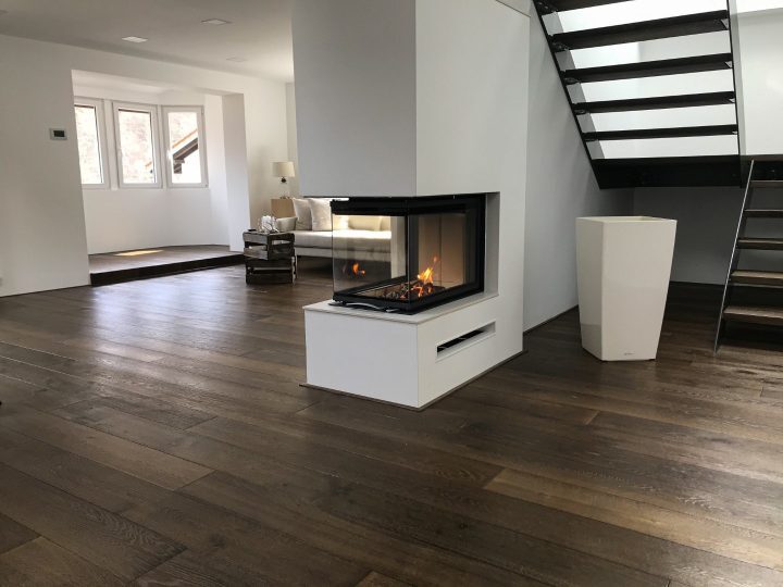 Massivholzdielen Eiche Dom-Havanna