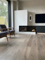 Massivholzdielen Eiche Dom-Betongrau