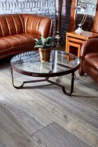 Schlossdielen Chalet-Gamsleder Bauarena Parkett