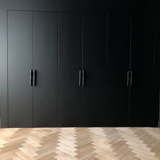 Fischgrätparkett 90° Korn-selbst geölt durch Kunde