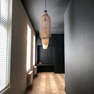 Fischgrätparkett 90° Korn-selbst geölt durch Kunde